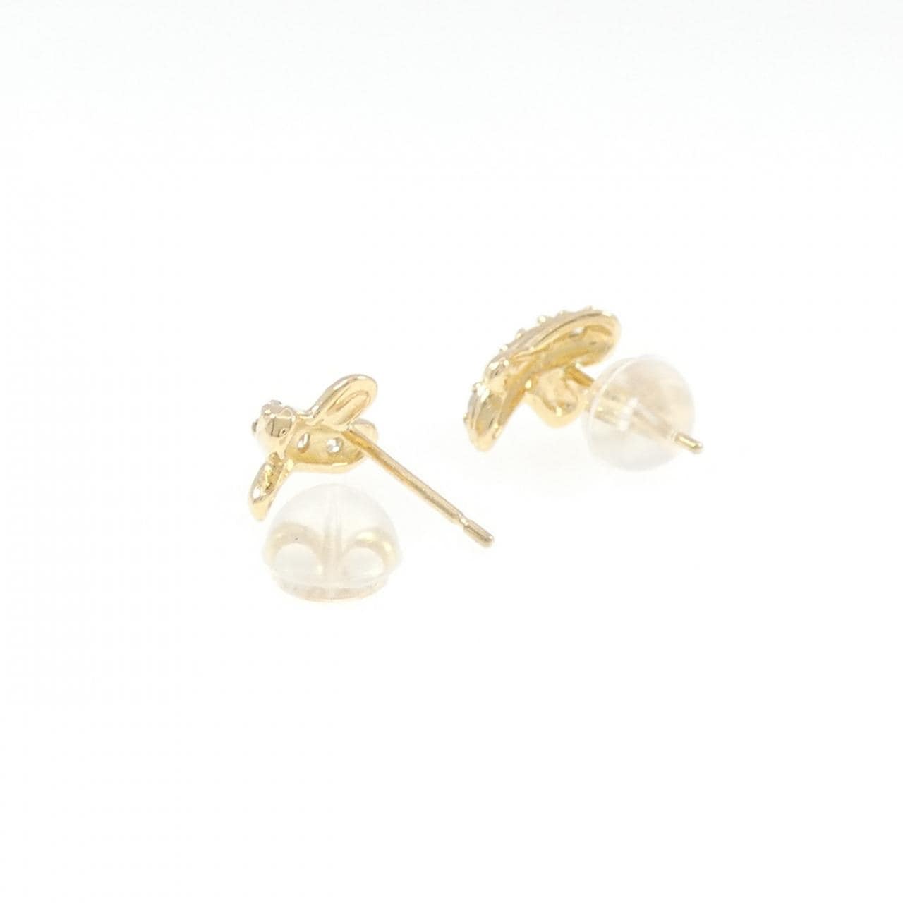 K18YG ダイヤモンド ピアス 0.10CT