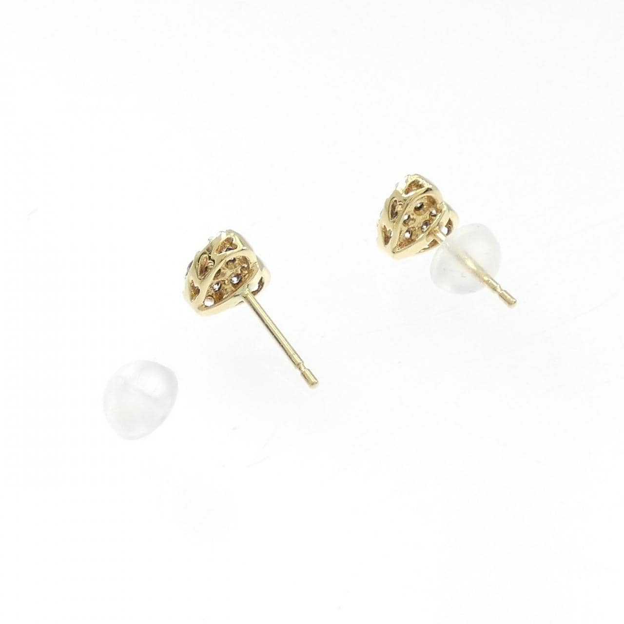 ポンテヴェキオ ハート ダイヤモンド ピアス 0.250CT