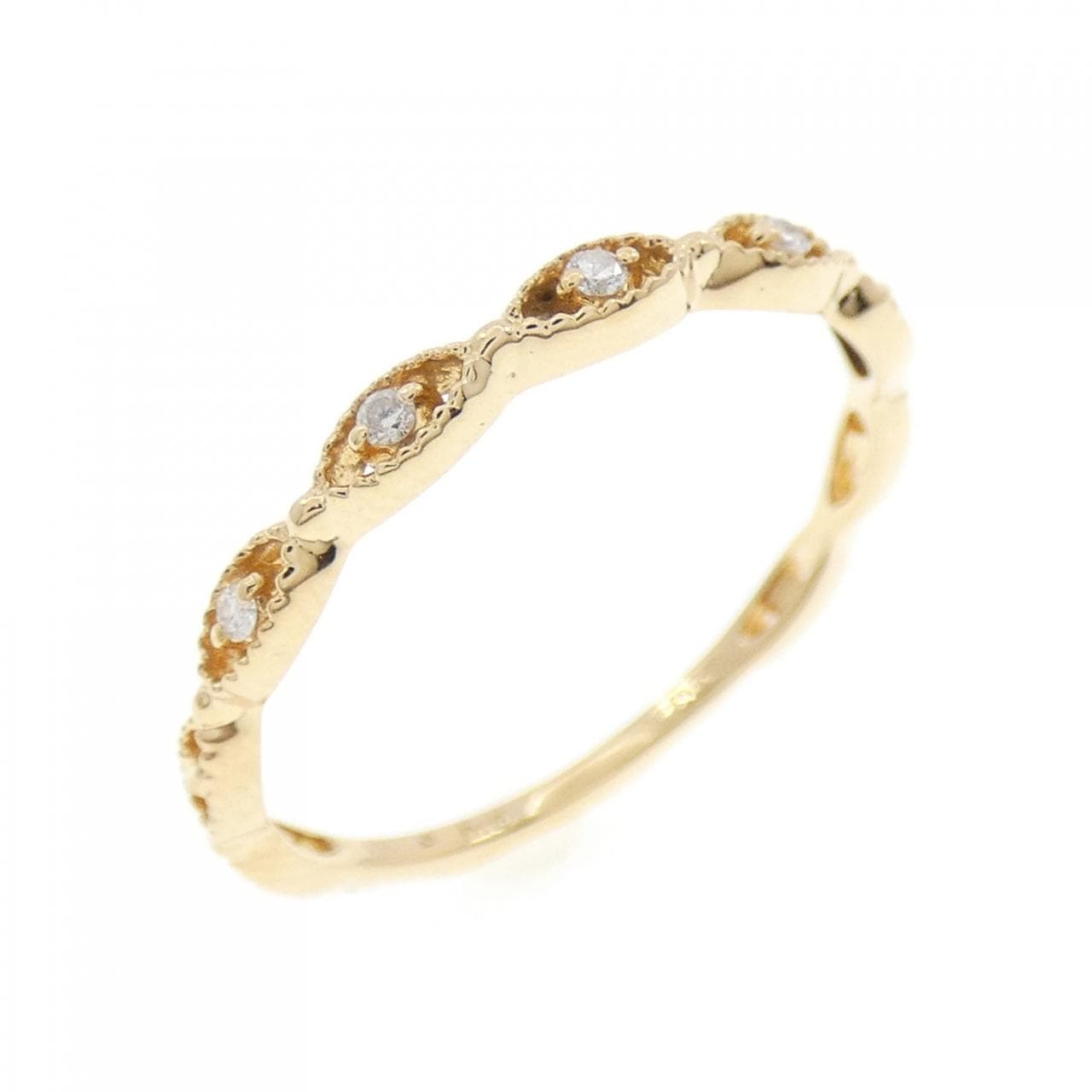 アガット ダイヤモンド リング 0.03CT