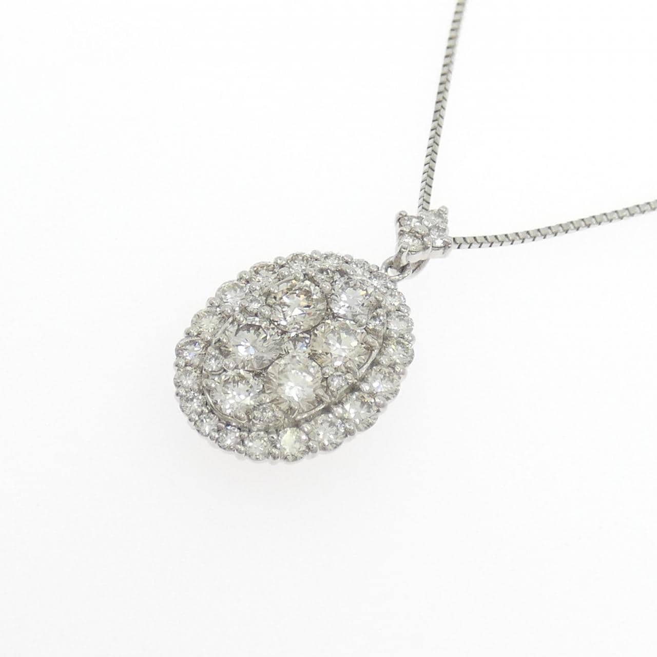 PT900/PT850 ダイヤモンド ネックレス 1.50CT