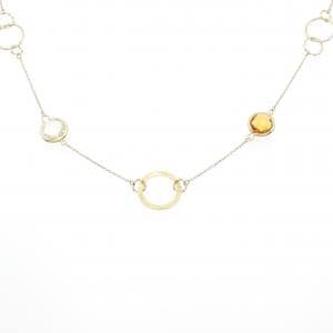 K18YG カラーストーン ネックレス