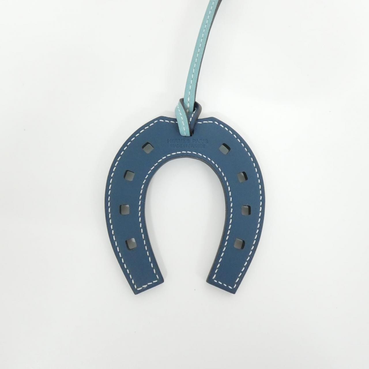 エルメス パドック フェールアシュバル バイカラー 073824CA バッグチャーム