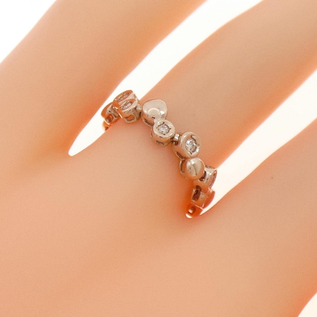 K10PG ダイヤモンド リング 0.18CT