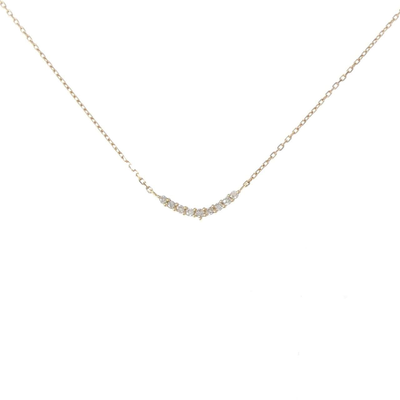 アガット ダイヤモンド ネックレス 0.04CT