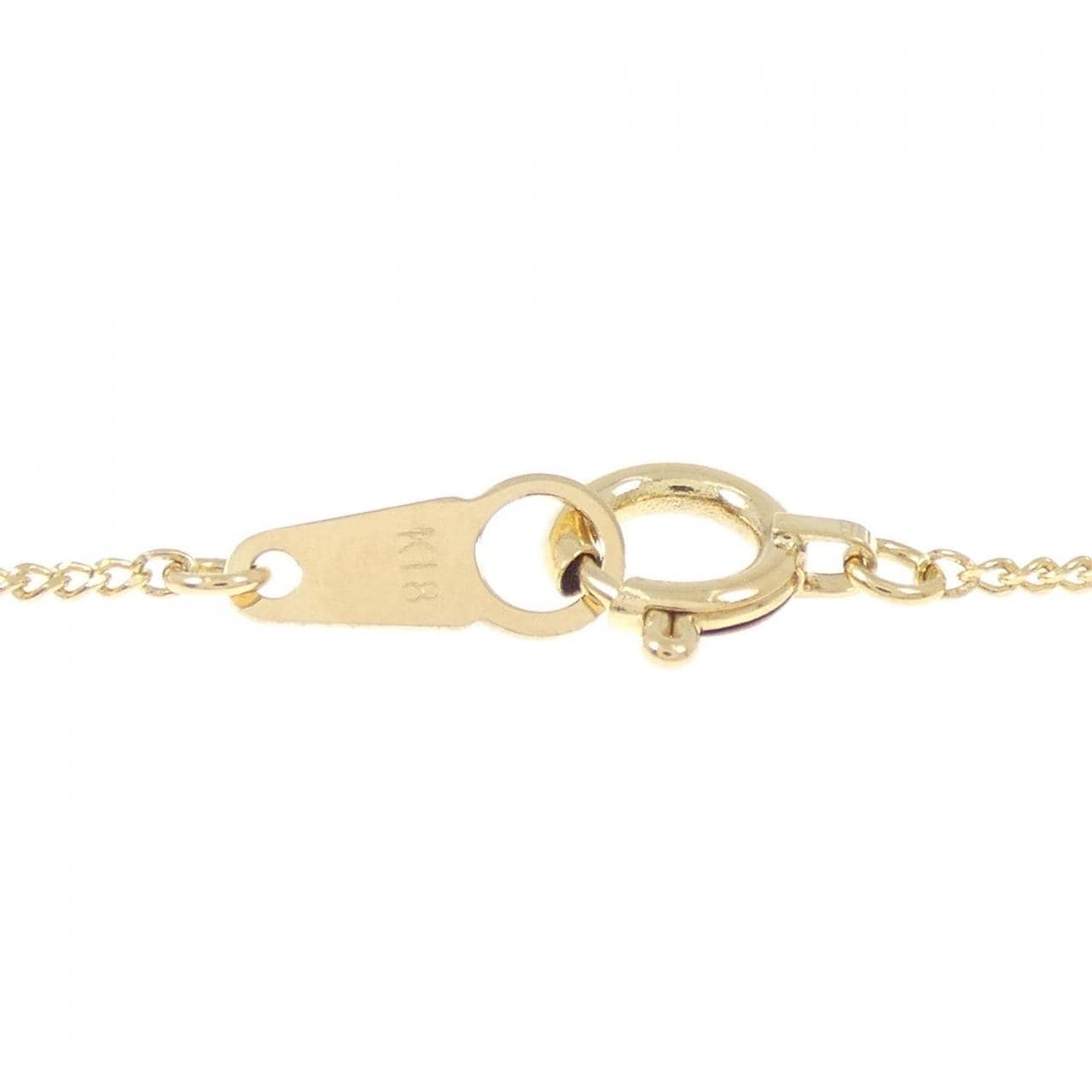 K18YG ダイヤモンド ネックレス 0.11CT