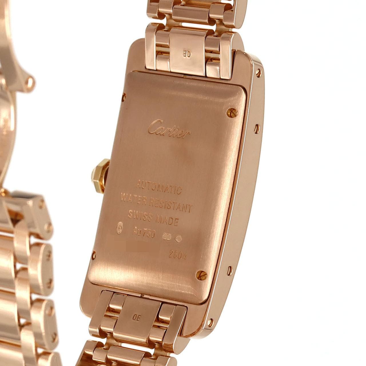 カルティエ タンクアメリカン PG/D WB710003 PG･RG 自動巻