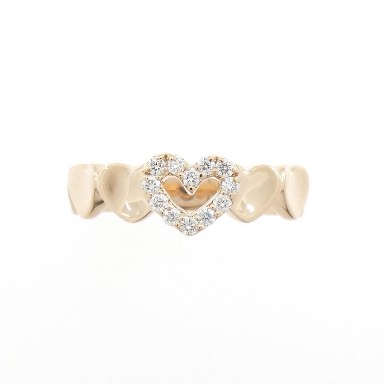 ポンテヴェキオ ハート ダイヤモンド リング 0.12CT