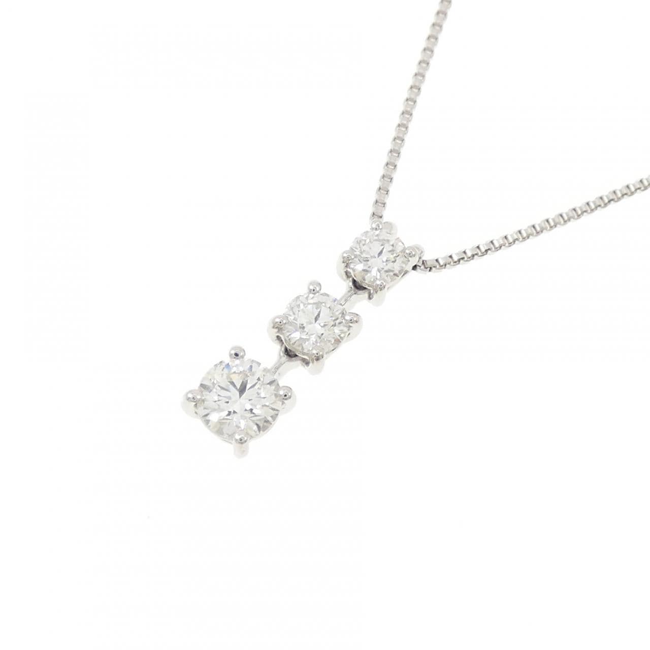 PT900/PT850 ダイヤモンド ネックレス 0.501CT