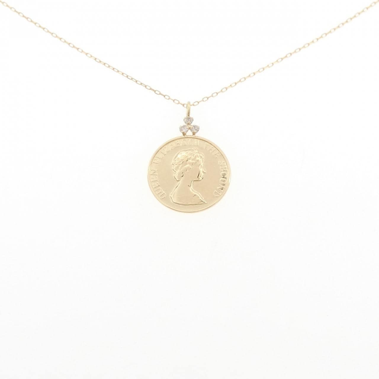 K18YG ダイヤモンド ネックレス 0.04CT