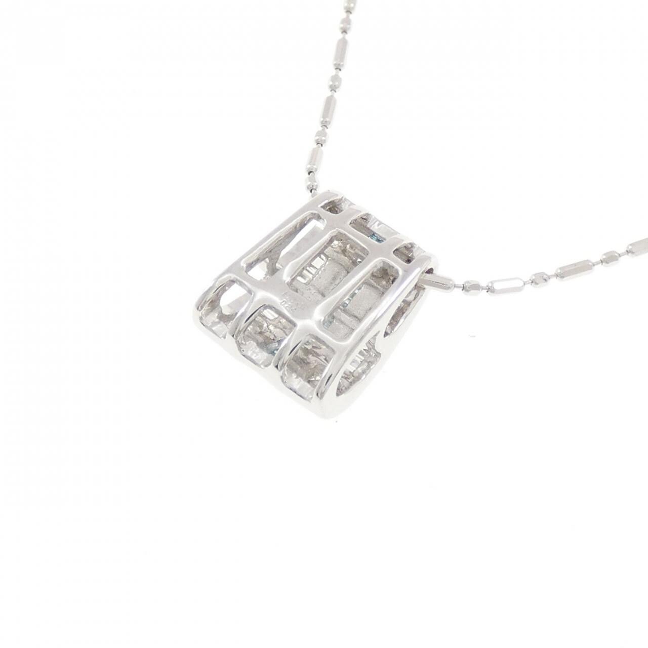 K18WG ダイヤモンド ネックレス 0.24CT