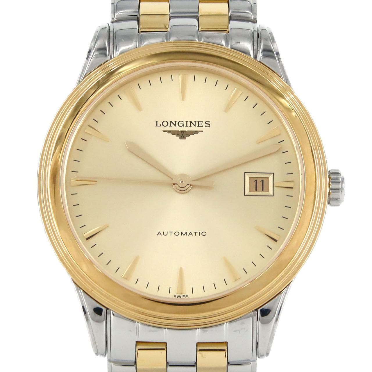 [新品] LONGINES旗艦 Combi L4.974.3.32.7 SSxGP自動上弦