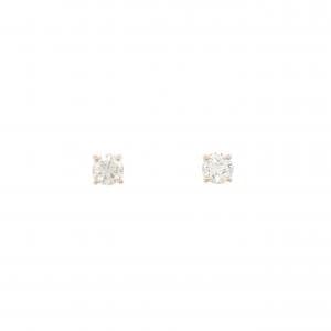 【リメイク】K18PG ダイヤモンド ピアス 0.229CT 0.242CT H VS2 Good