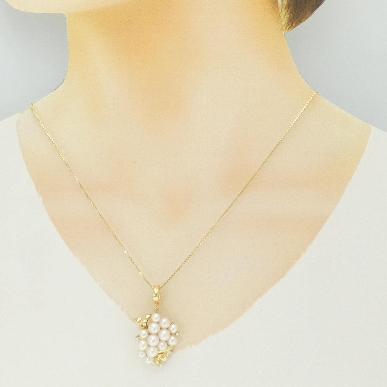 K18YG アコヤパール ネックレス