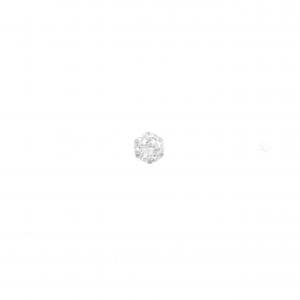 PT900 ソリティア ダイヤモンド ピアス 0.15CT 片耳