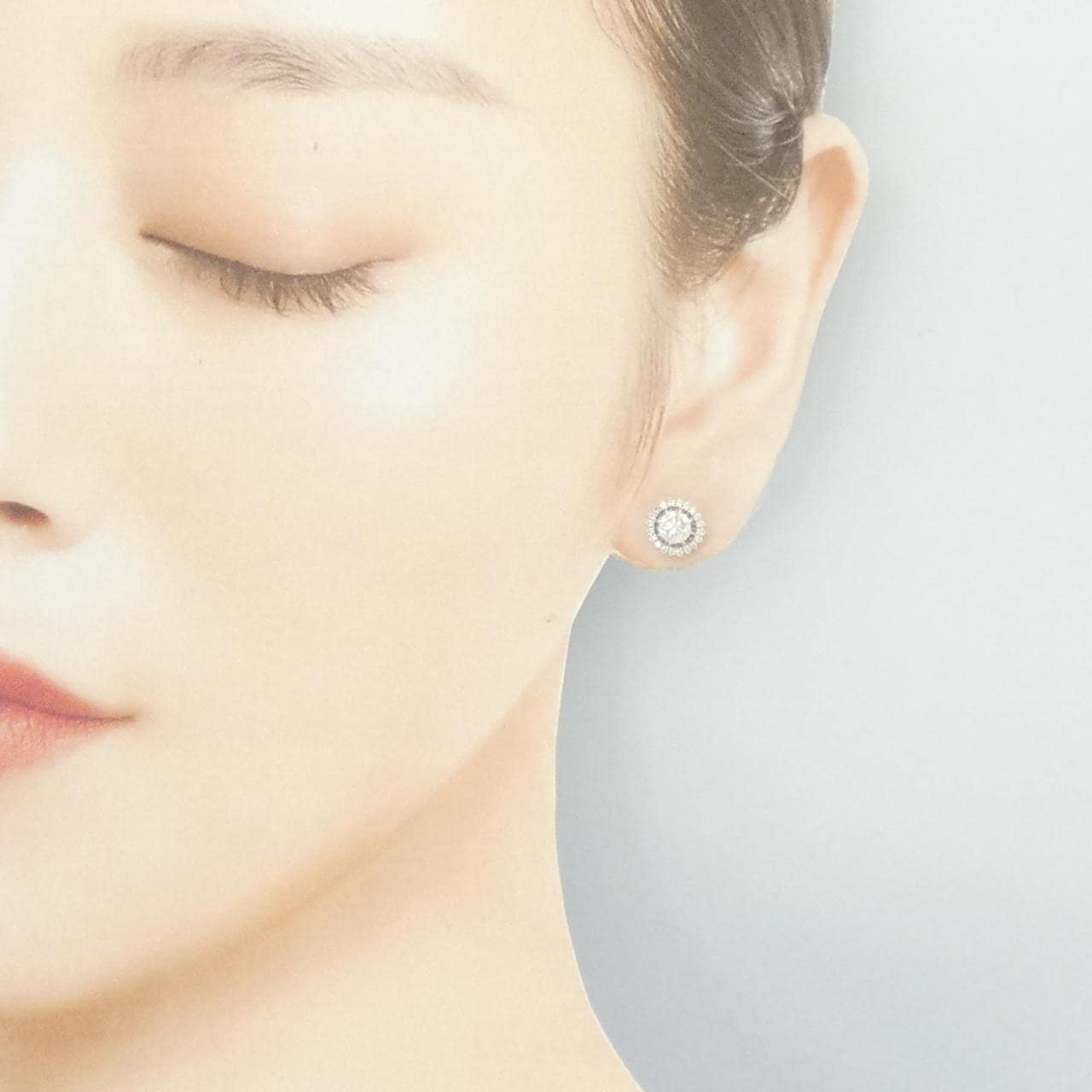 PT950/PT900 ダイヤモンド ピアス 1.012CT