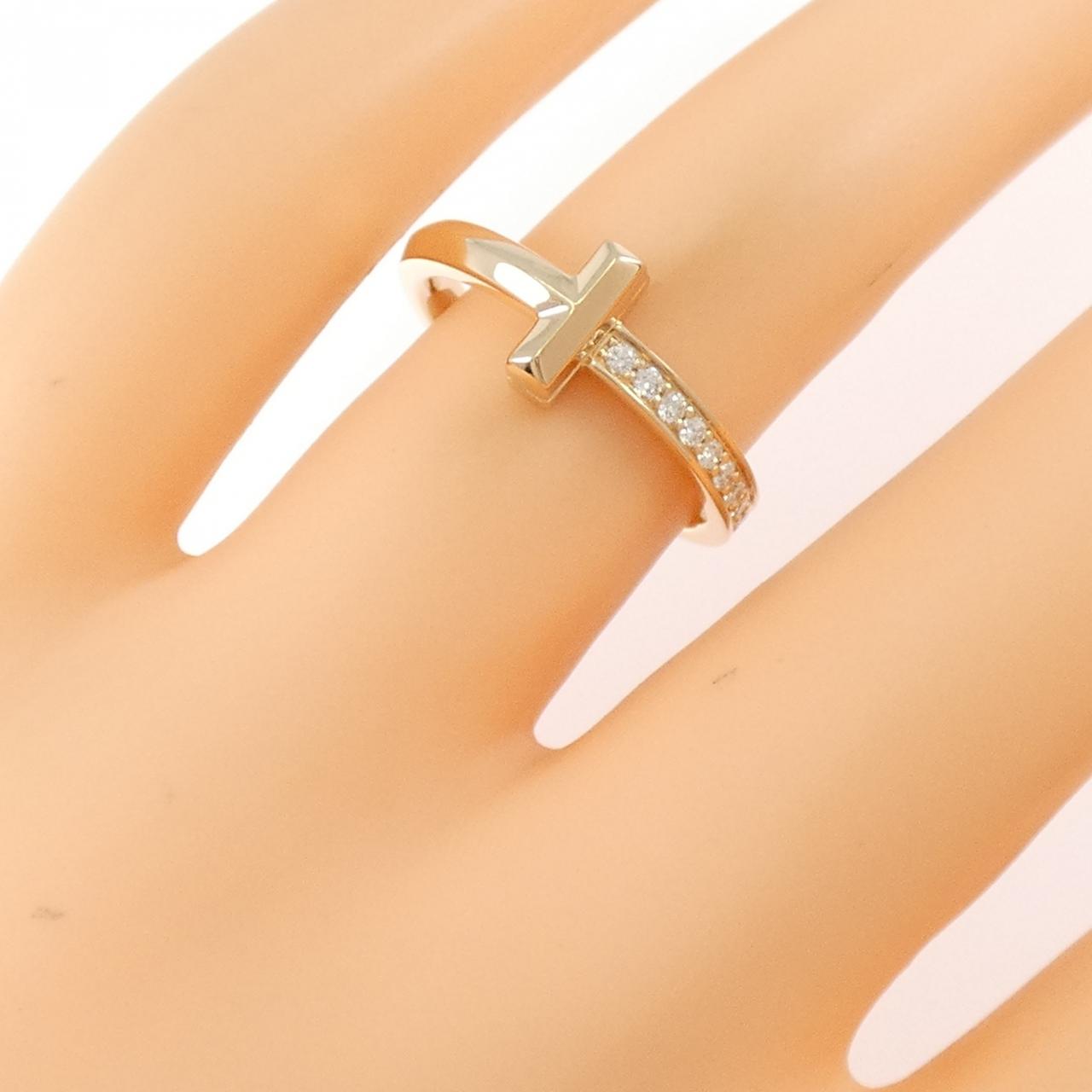 ティファニー Tワン リング 0.08CT