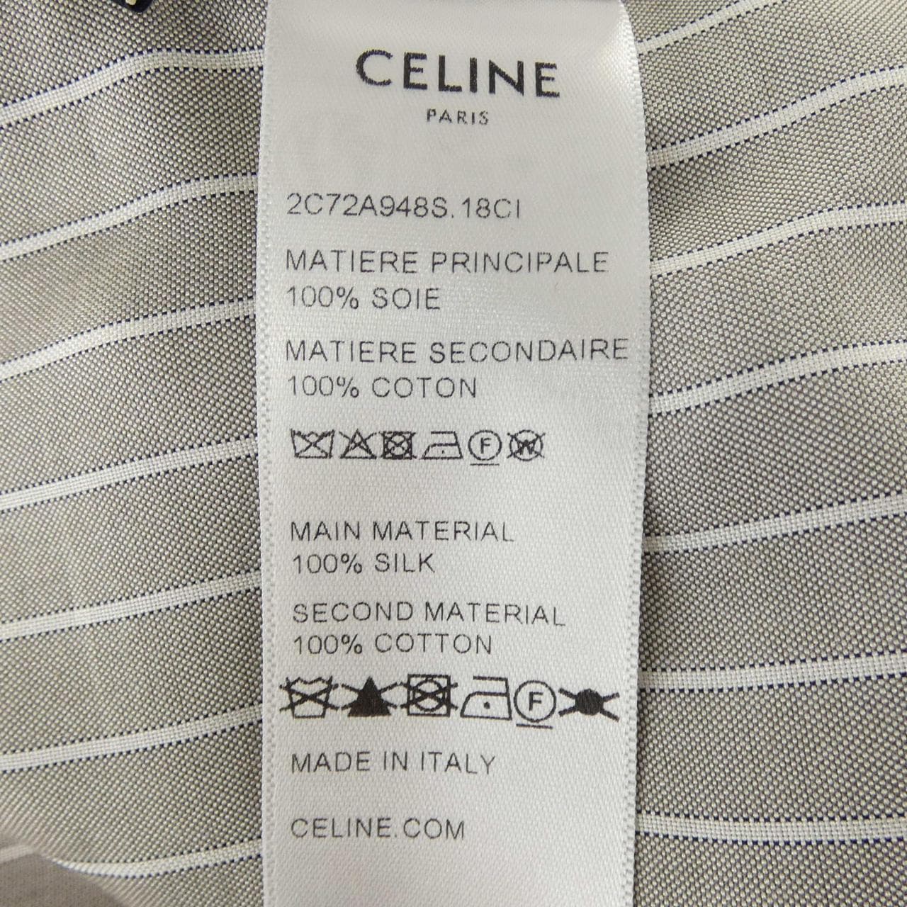 セリーヌ CELINE トリオンフ 2C72A948S シャツ