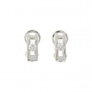 K18WG/PT900/K14WG ダイヤモンド ピアス 0.30CT
