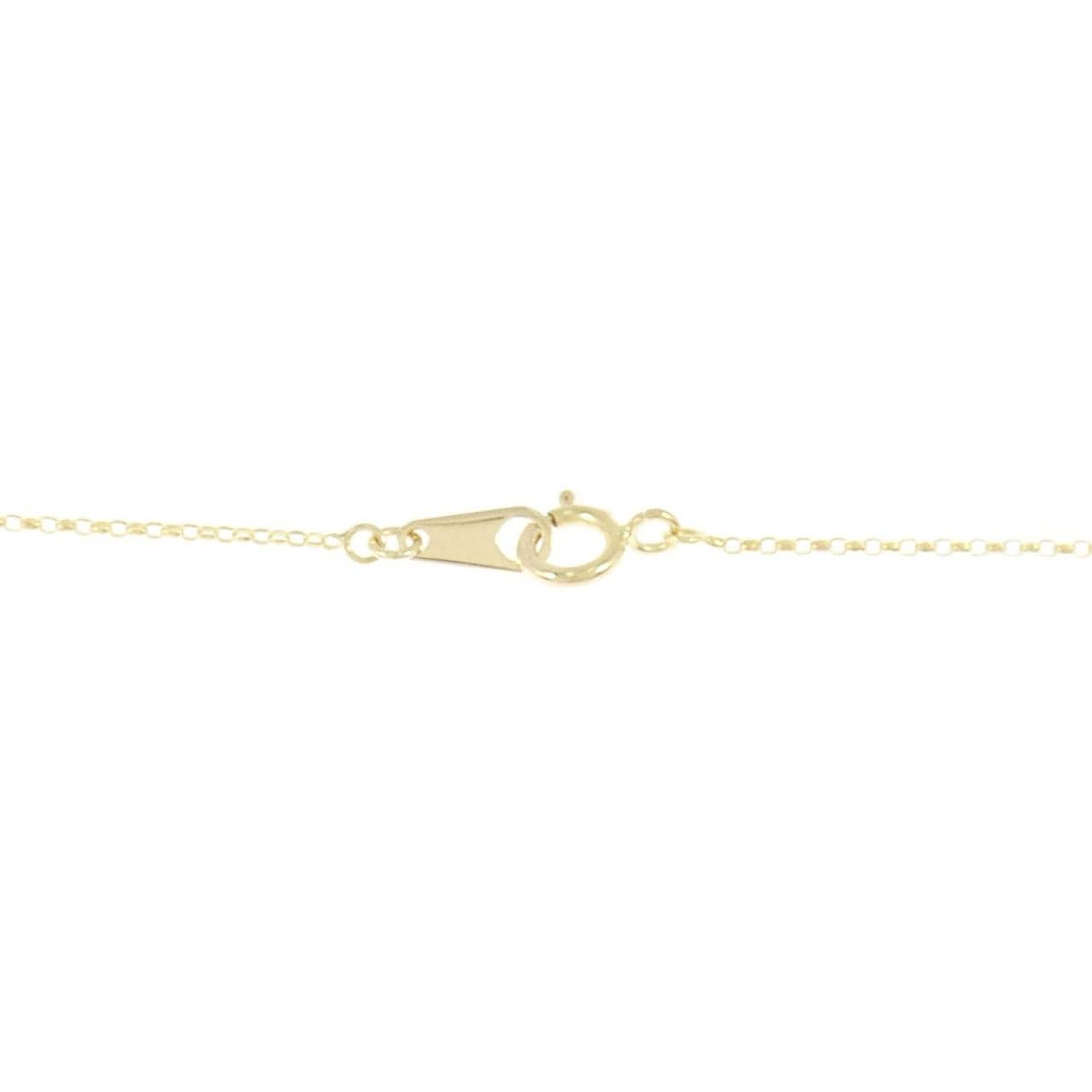K18YG ソリティア ダイヤモンド ネックレス 0.20CT