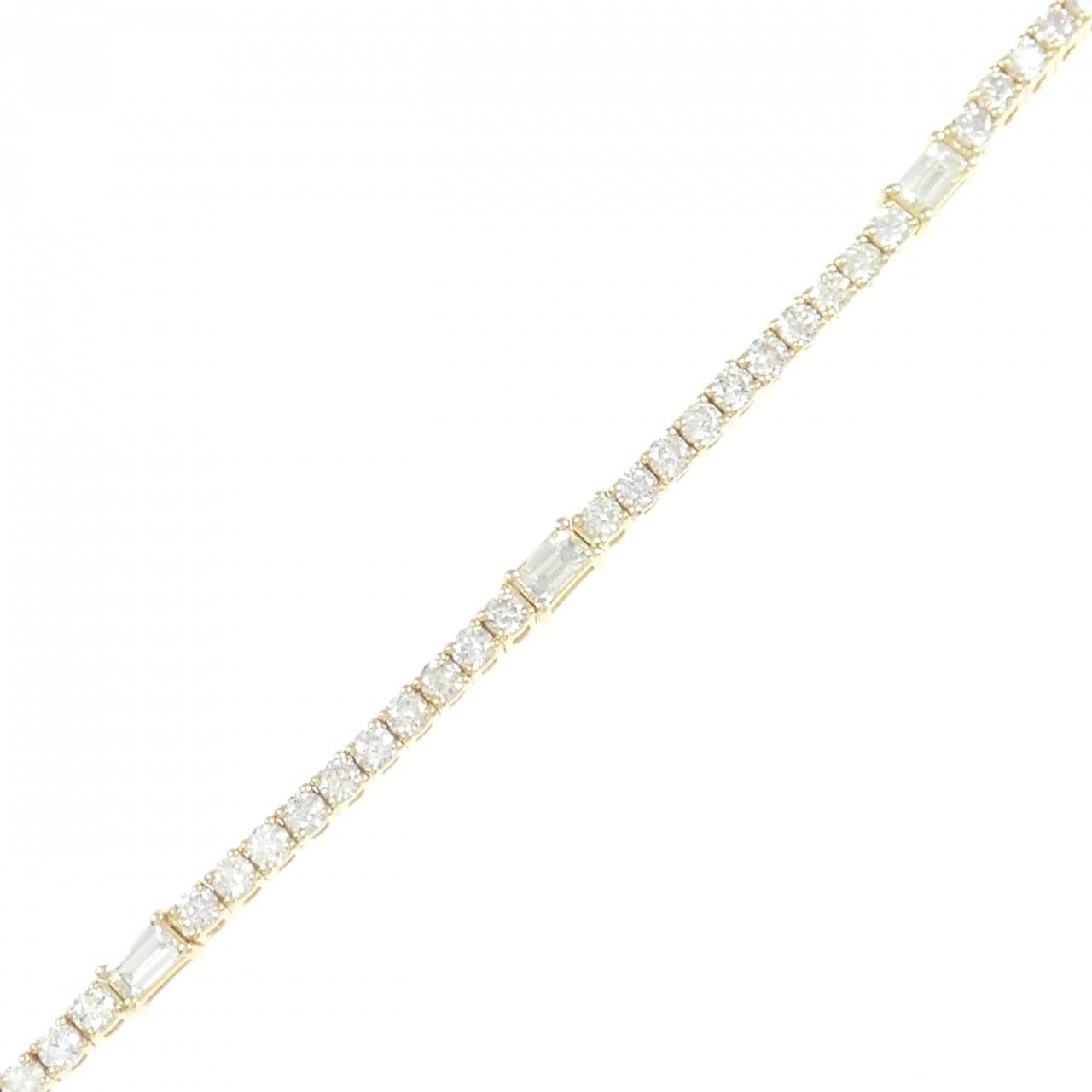 【新品】K18YG ダイヤモンド ブレスレット 2.00CT
