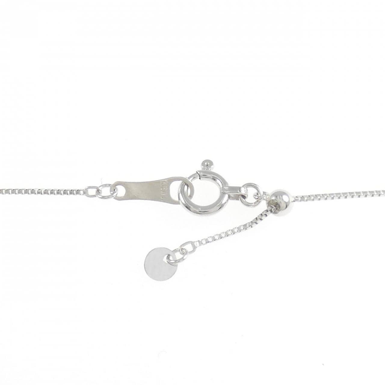 K18WG ダイヤモンド ネックレス 0.20CT