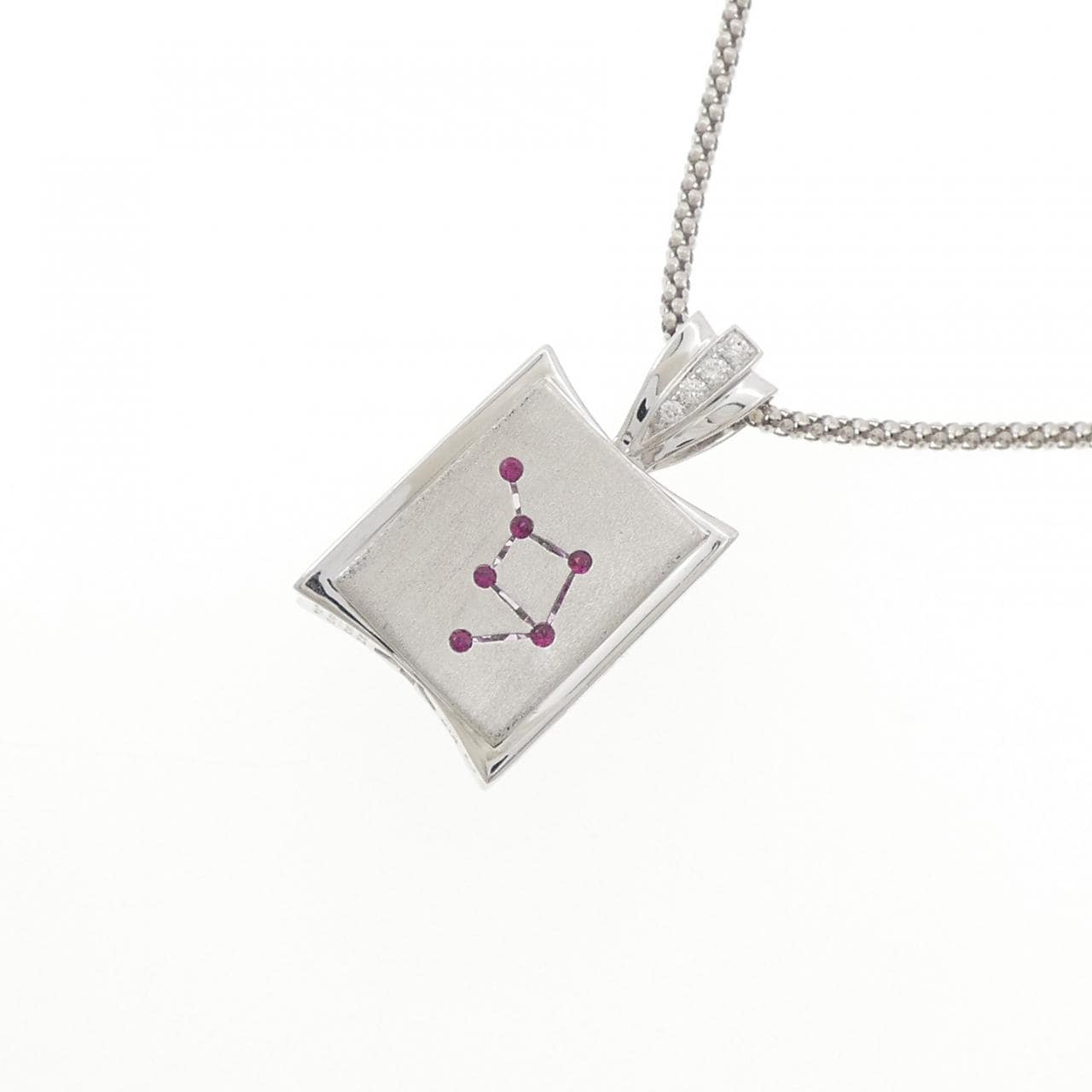 ユキザキ カラーストーン ネックレス