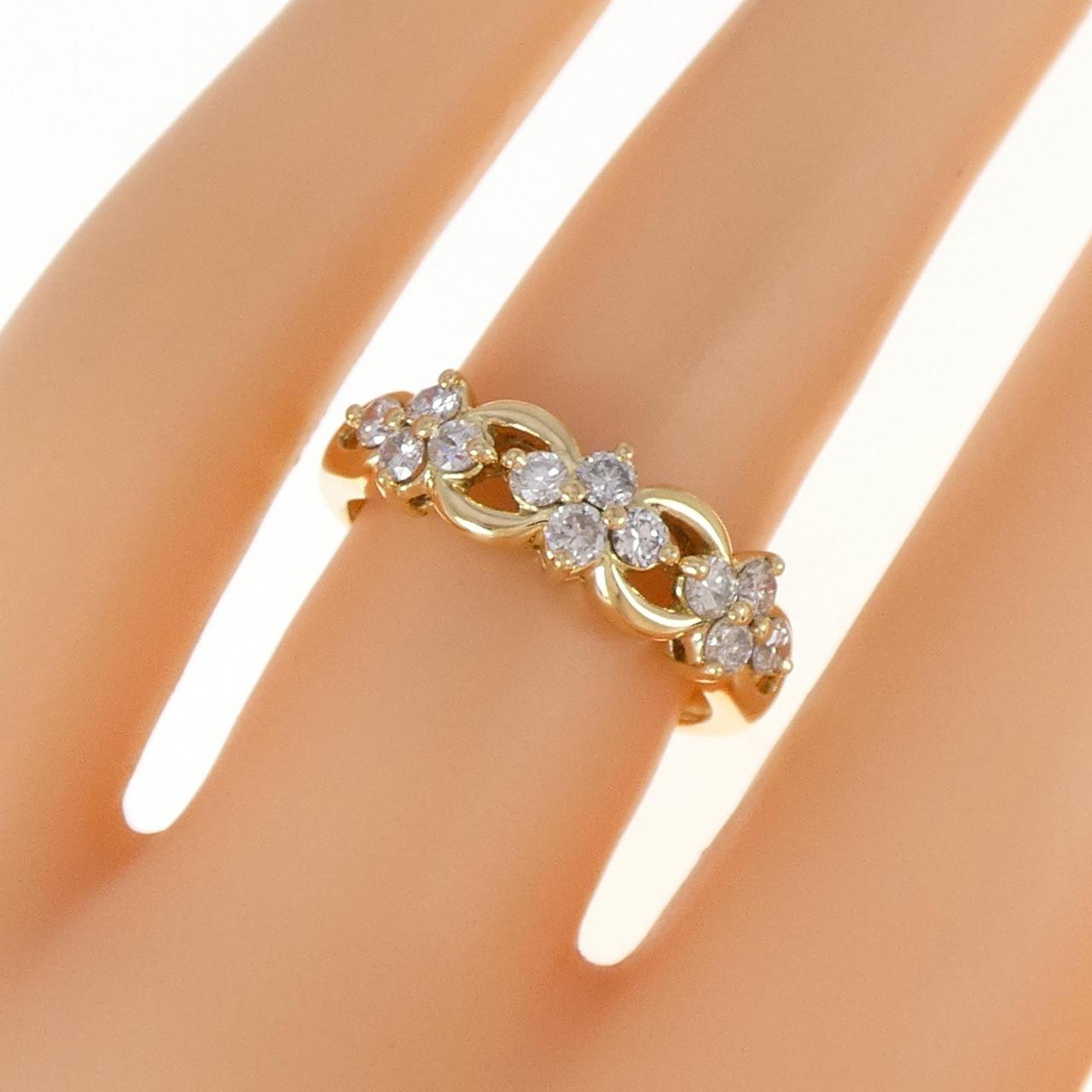 K18YG ダイヤモンド リング 0.50CT