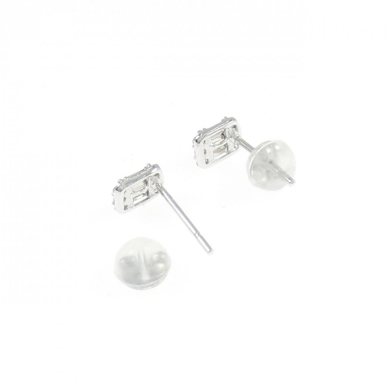 K18WG ダイヤモンド ピアス 0.20CT