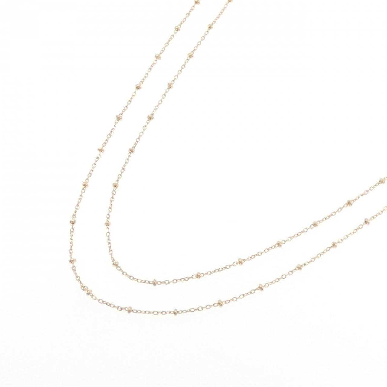 K10YG ハート ネックレス