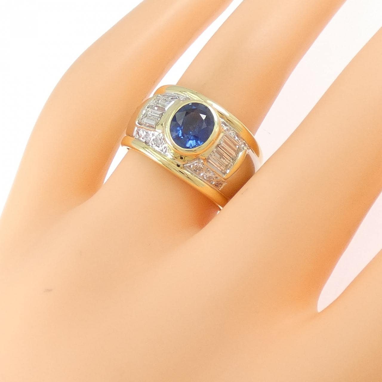 750WG/750YG サファイヤ リング