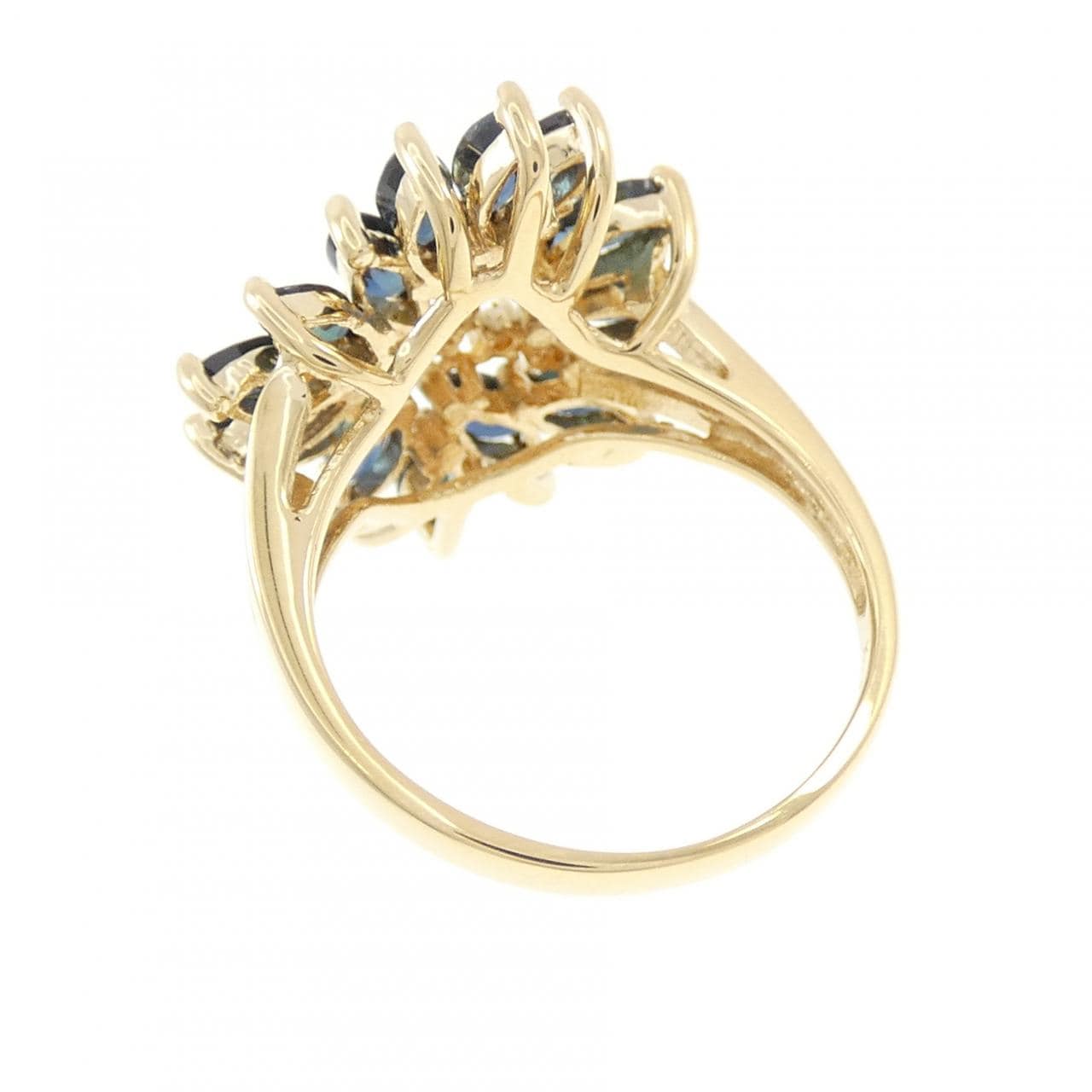 K18YG サファイヤ リング