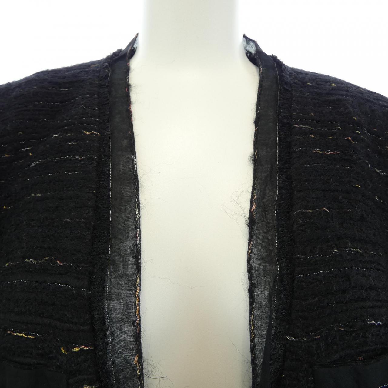 【ヴィンテージ】シャネル CHANEL P24748W03421 04A. ノーカラージャケット