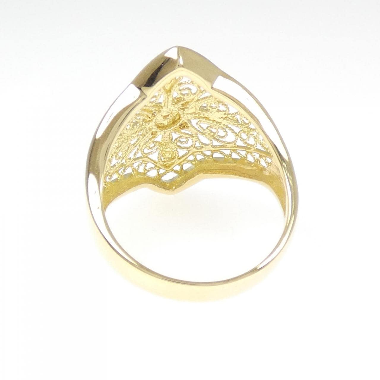 K18YG ダイヤモンド リング 0.04CT