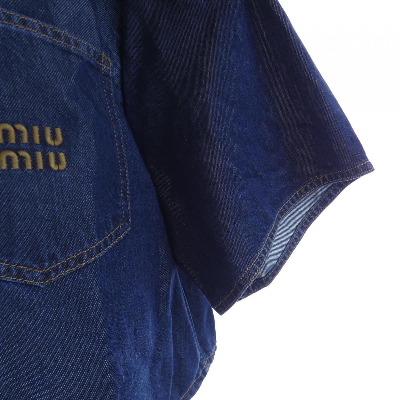 ミュウミュウ MIU MIU GWC105 S232 1295 デニムジャケット