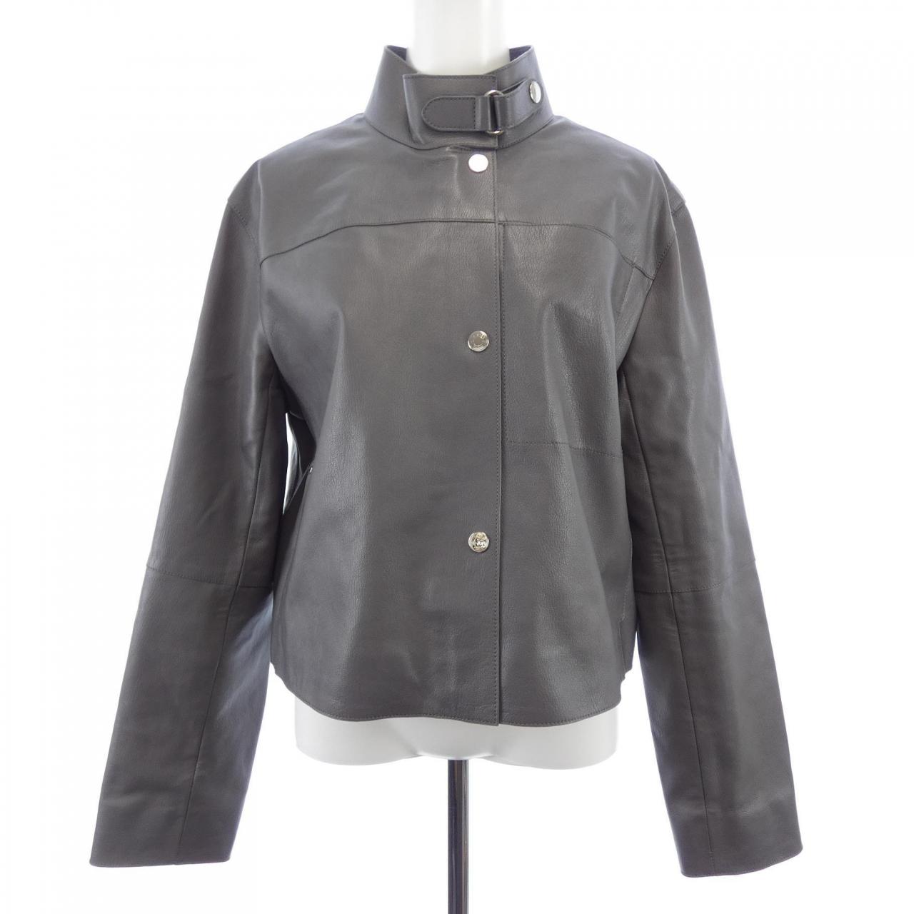 エルメス HERMES シティ カルトゥッシュ クルードセル 5H1151D7 レザージャケット