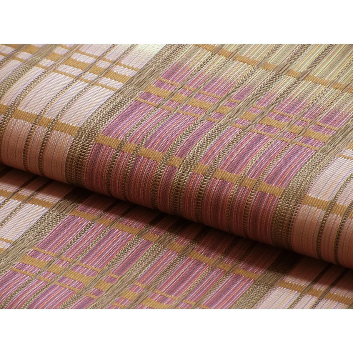 【未使用品】名古屋帯　新田　吉野格子