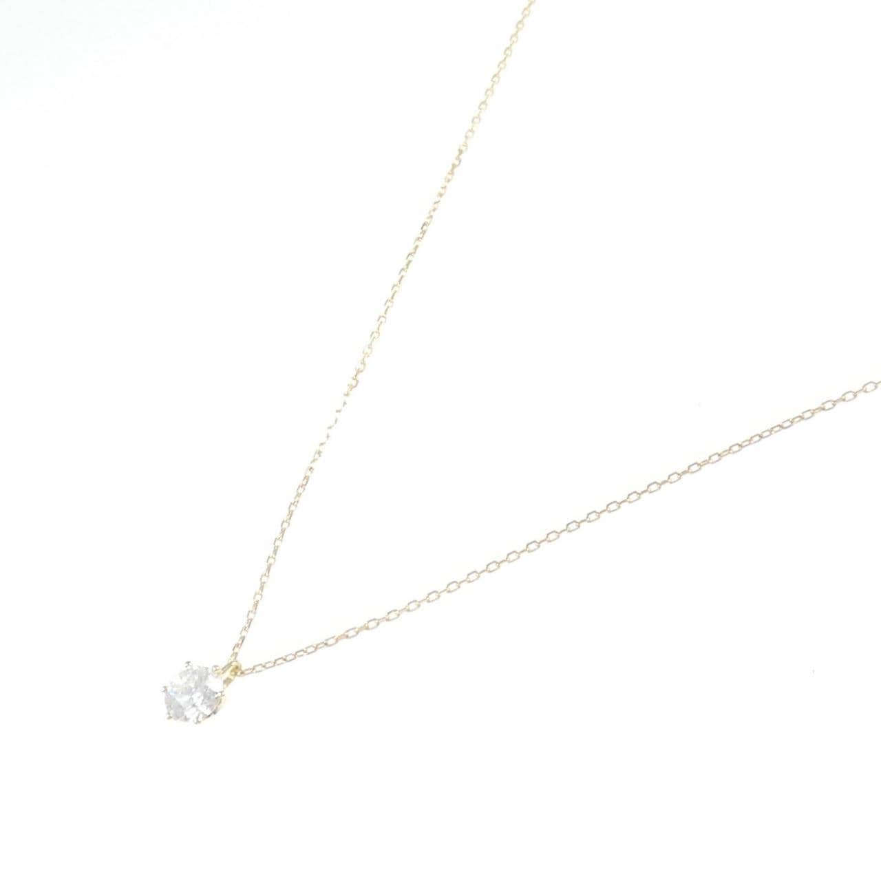 K18YG ダイヤモンド ネックレス 0.554CT D VS1 EXT