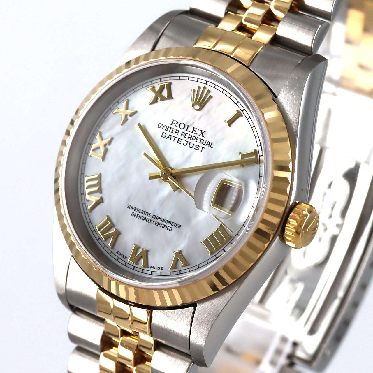ロレックス デイトジャスト 16233NR SSxYG 自動巻 Y番