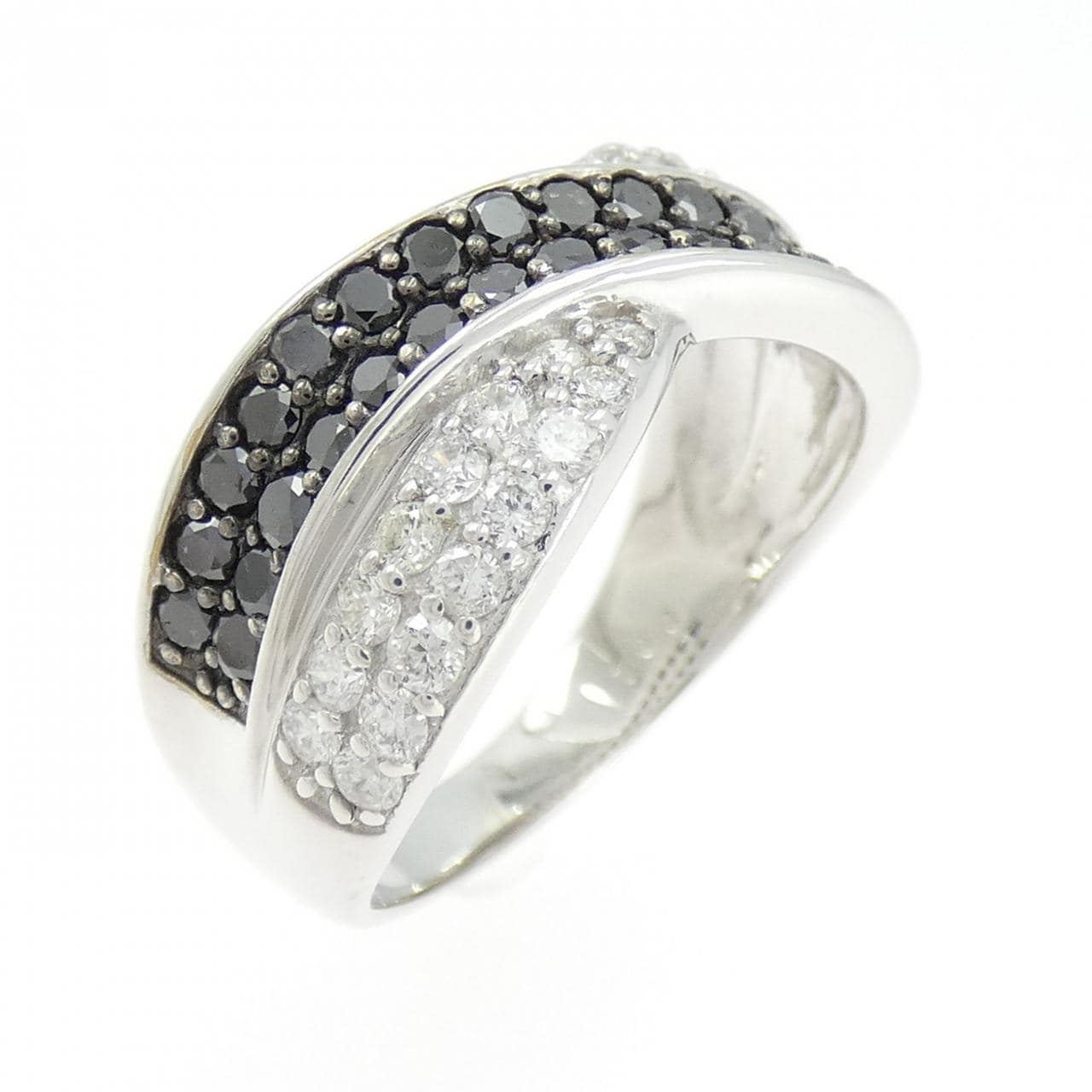 K18WG/K18BG ダイヤモンド リング 1.00CT