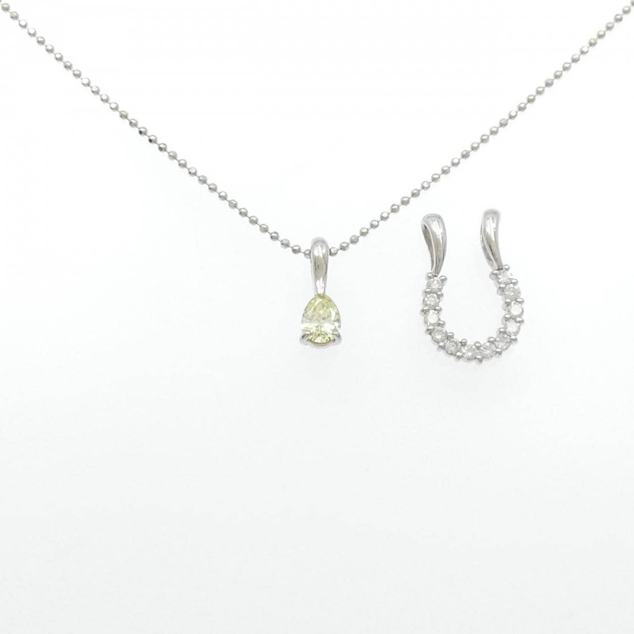 PT900/PT850 2WAY ダイヤモンド ネックレス 0.29CT