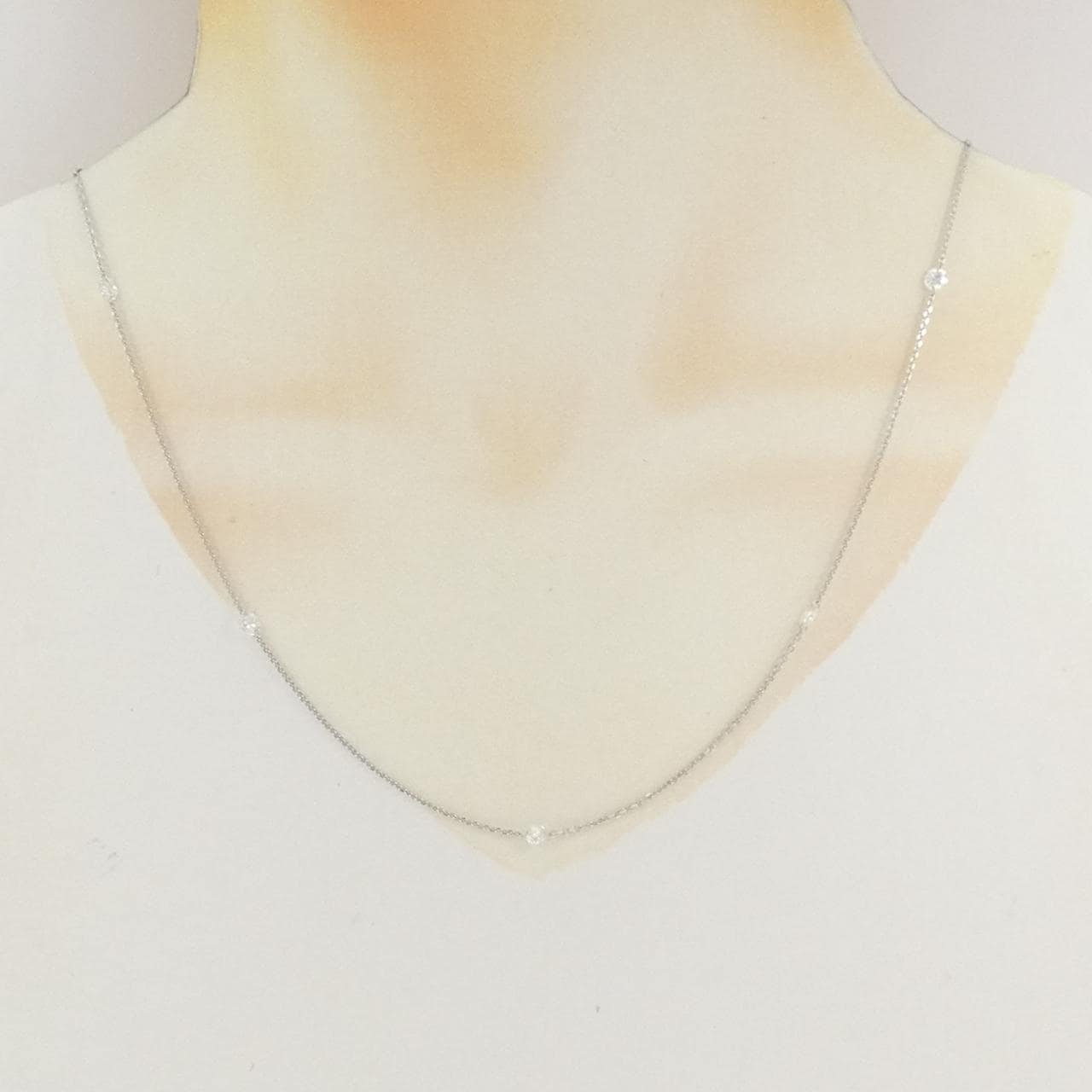 PT850 ダイヤモンド ネックレス 1.40CT