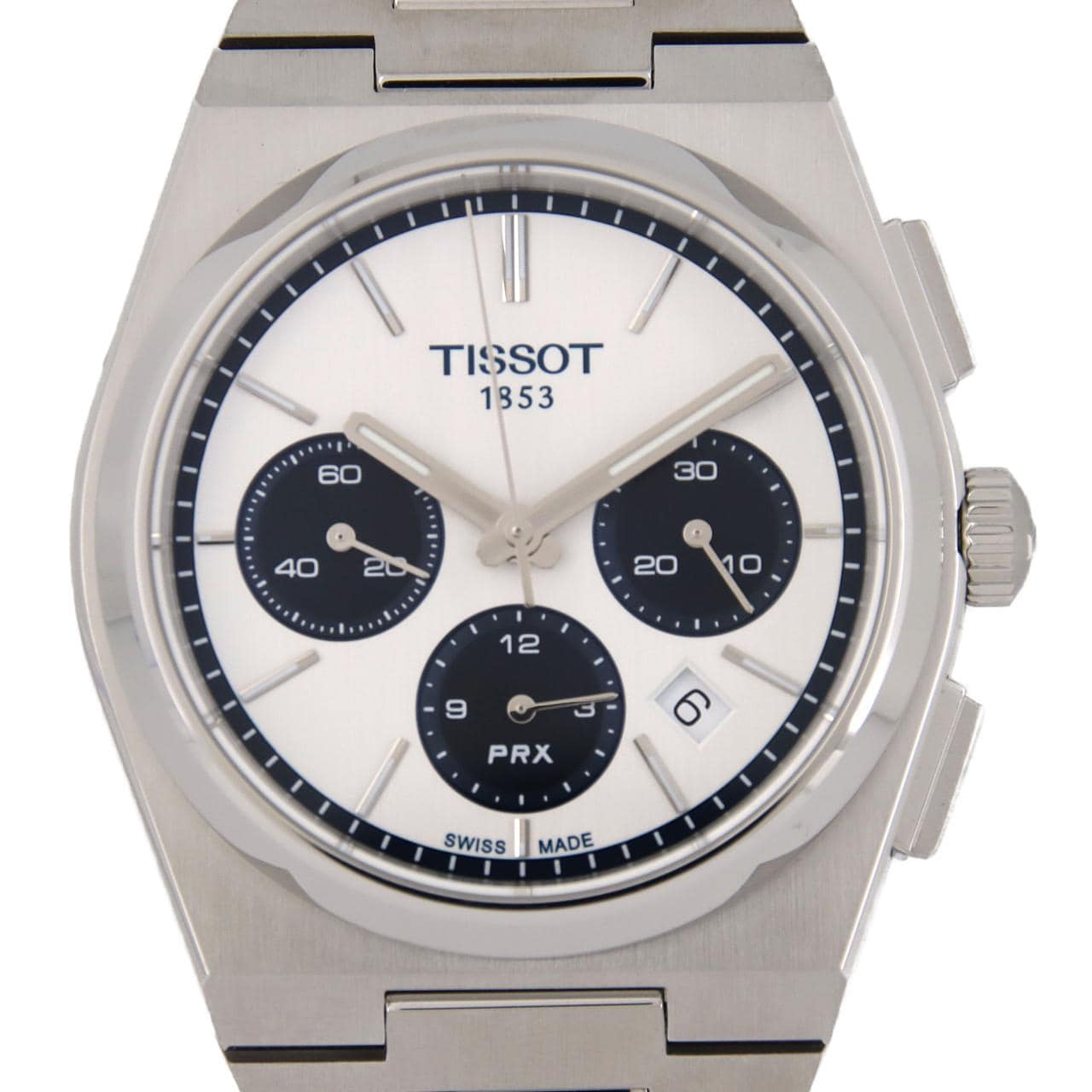 [BRAND NEW] Tissot PRX automatic chronograph T137.427.11.011.01 SS Automatic