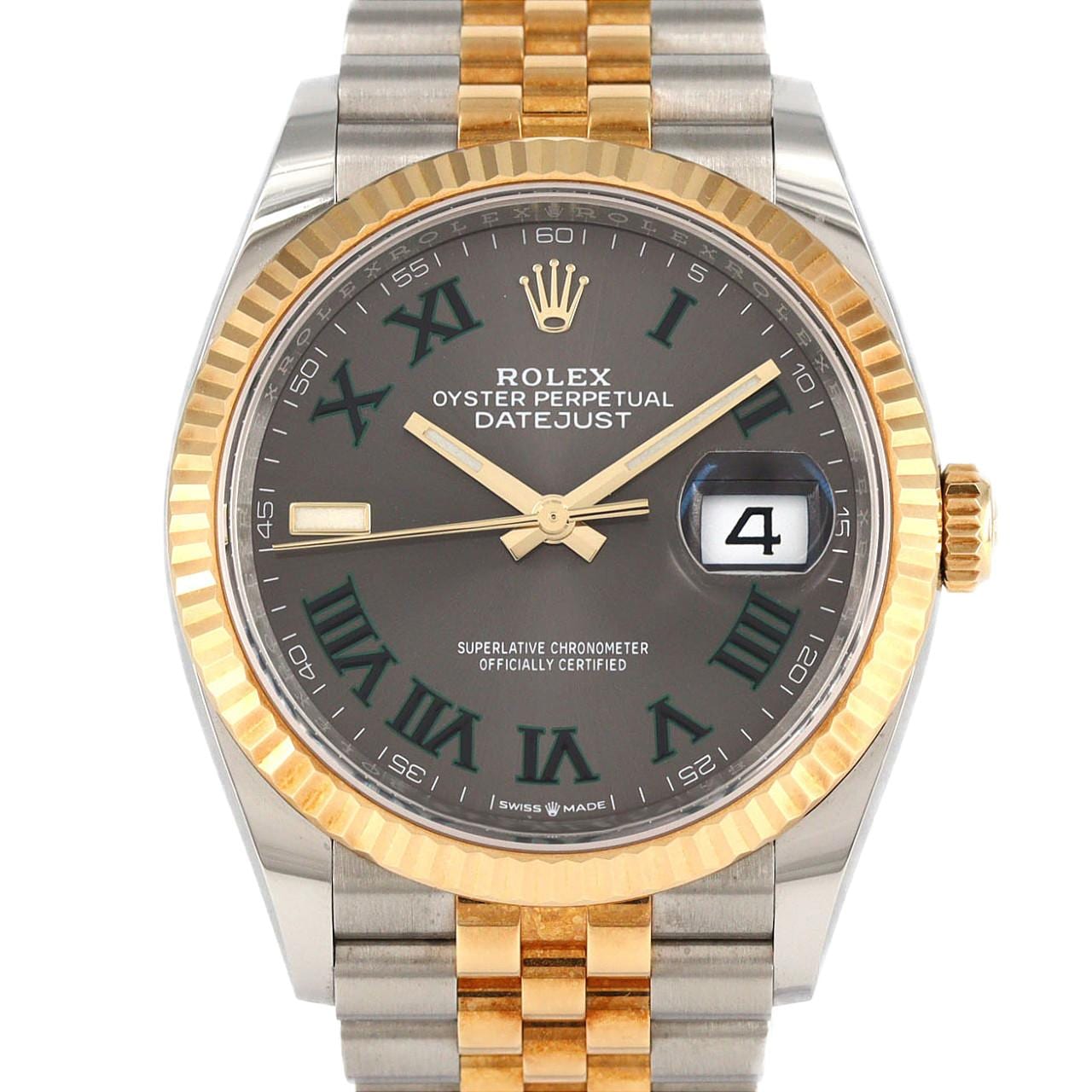 ロレックス デイトジャスト 126233 SSxYG 自動巻 ランダム番