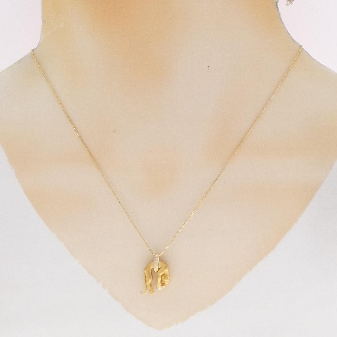 K21YG/K18YG ダイヤモンド ネックレス