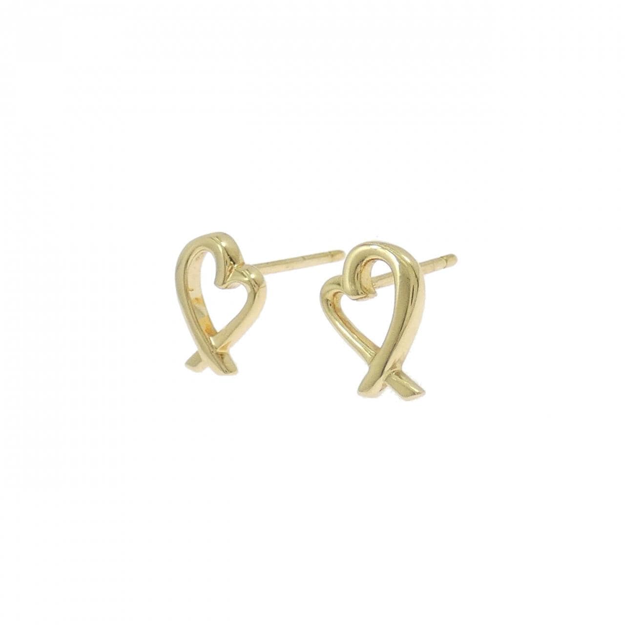 ティファニー ラビングハート ピアス