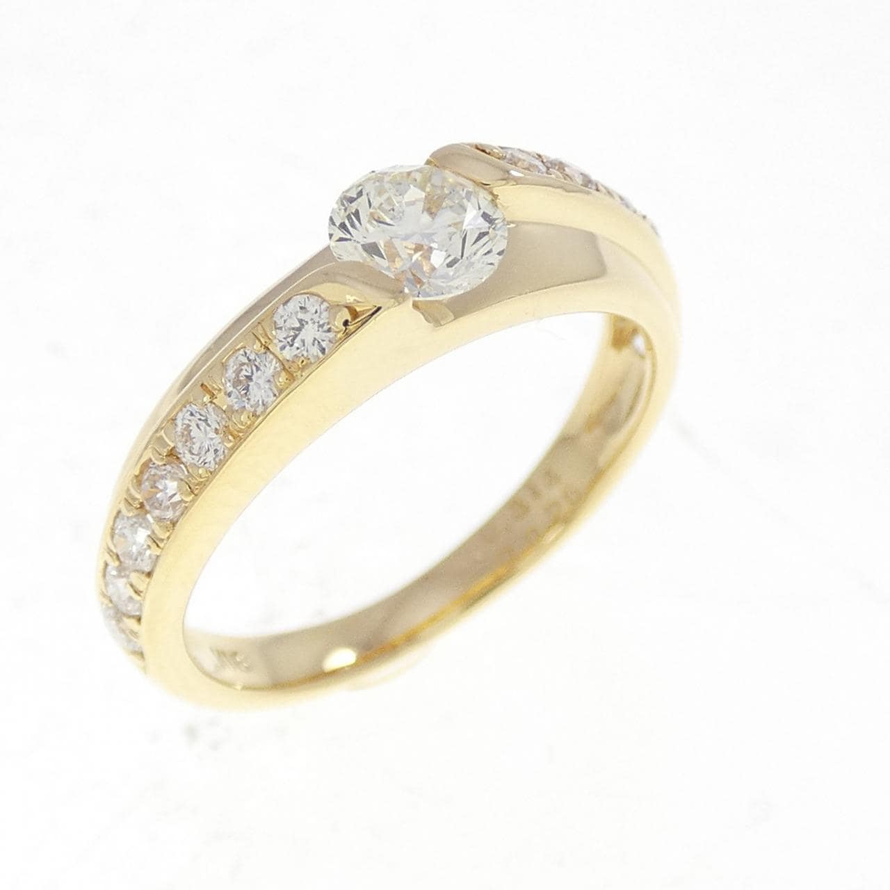 K18YG ダイヤモンド リング 0.314CT