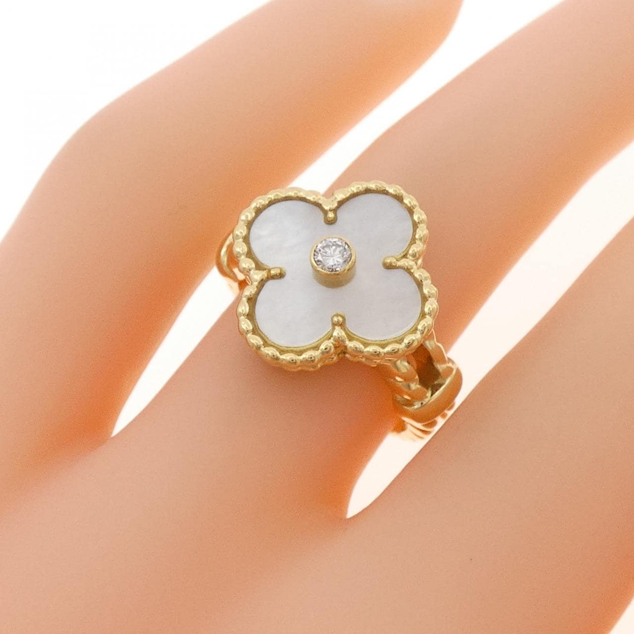 ヴァンクリーフ&アーペル ヴィンテージアルハンブラ リング