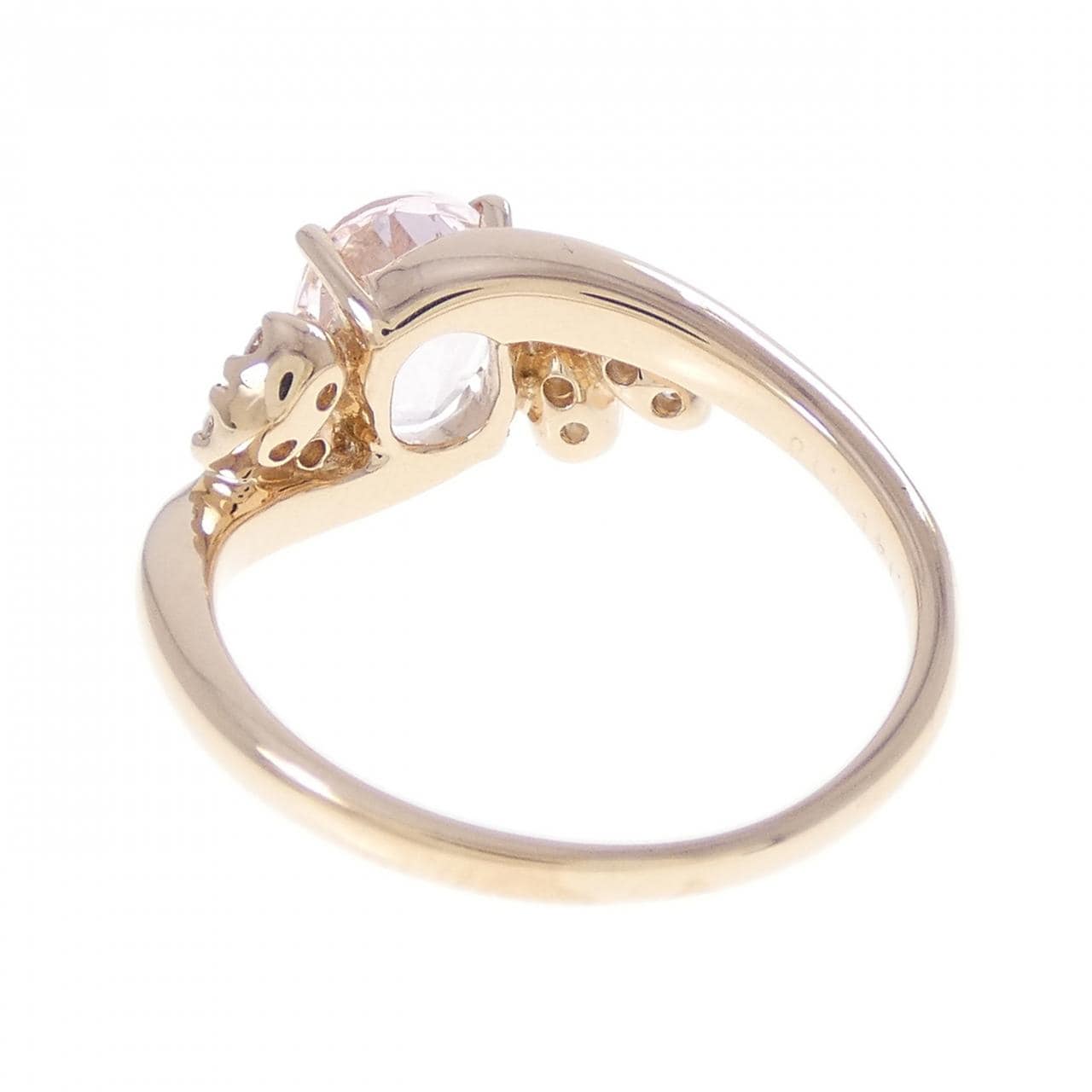 K18PG モルガナイト リング 1.14CT