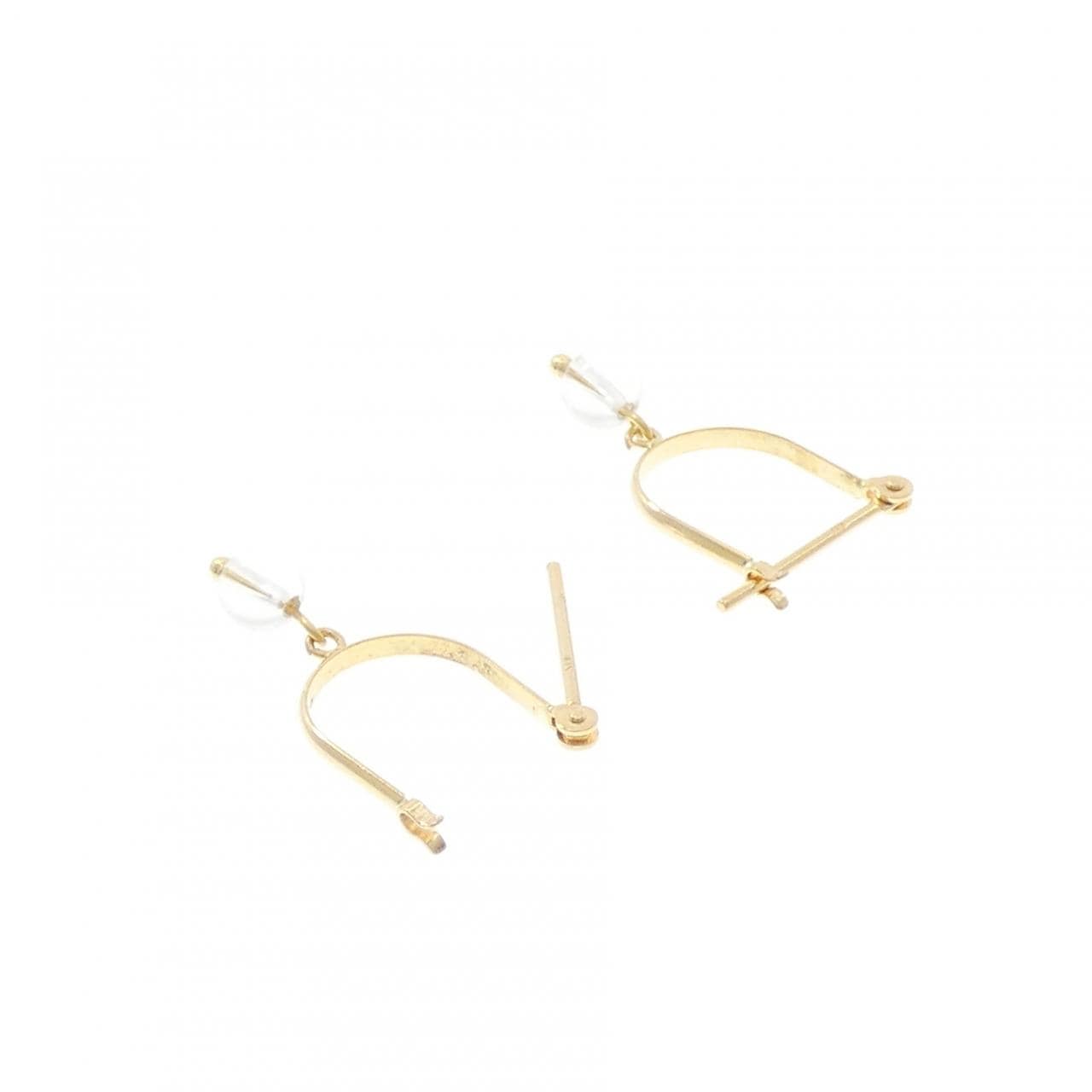 K18YG クオーツ ピアス