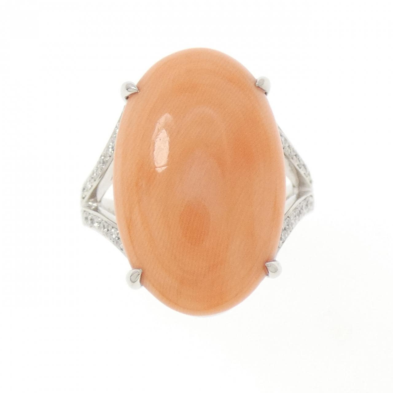 PT900 サンゴ リング 10.55CT